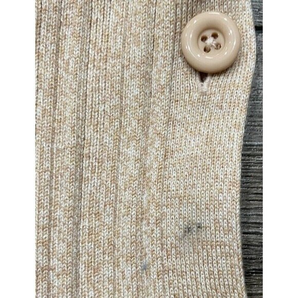 NWT Revlove x Michael Castello Kalina Pants Sweater Side Button Tan XL New - Picture 3 of 6